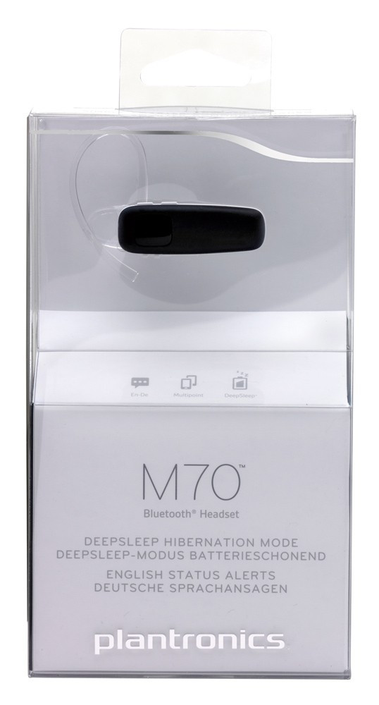 Słuchawka BT M70 multipoint, A2DP, czarna