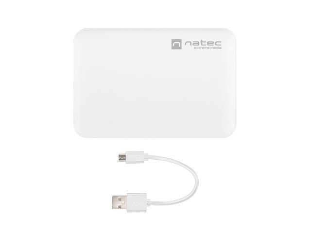 Power Bank Extreme Media Trevi Compact 5000mAh 2x USB + 1x USB-C biały