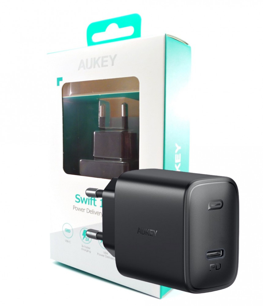 PA-F1 ładowarka sieciowa 1xUSB C Power Delivery 3.0 3A 18W 