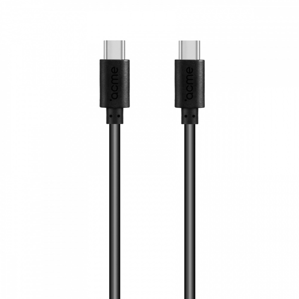 Kabel CB1051 USB-C(M) - USB-C(M), Power Delivery (PD60W), 1m, czarny
