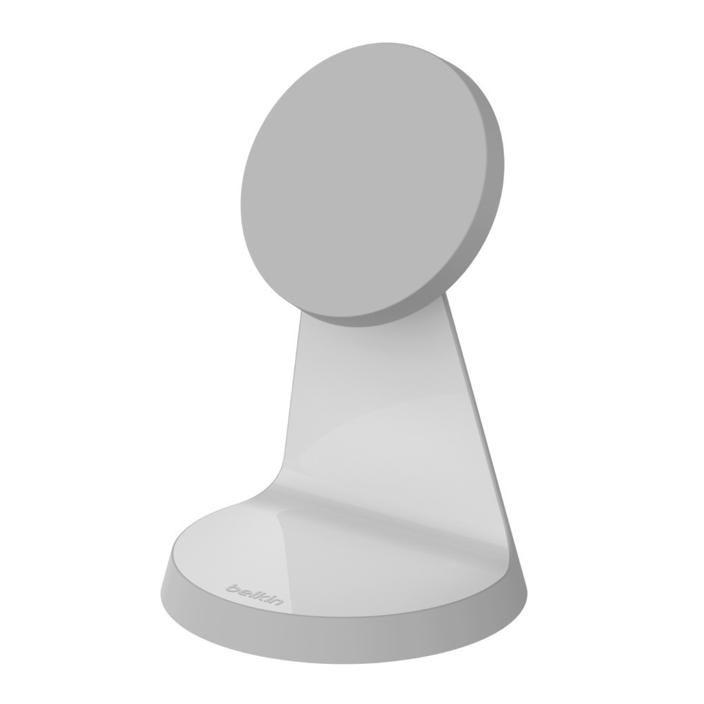 Ładowarka bezprzewodowa magnetyczna, stojąca 7.5W z zasilaczem, biała