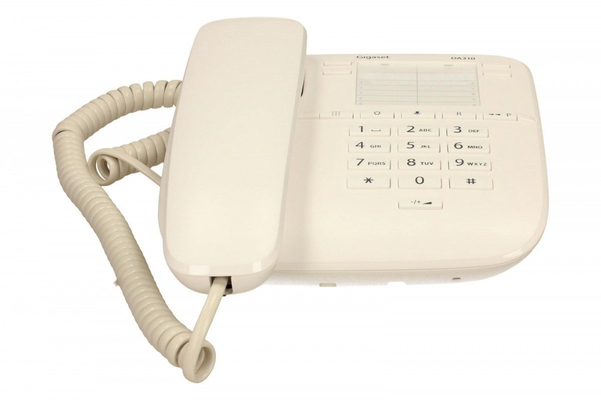 Gigaset Telefon DA310 WHITE przewodowy