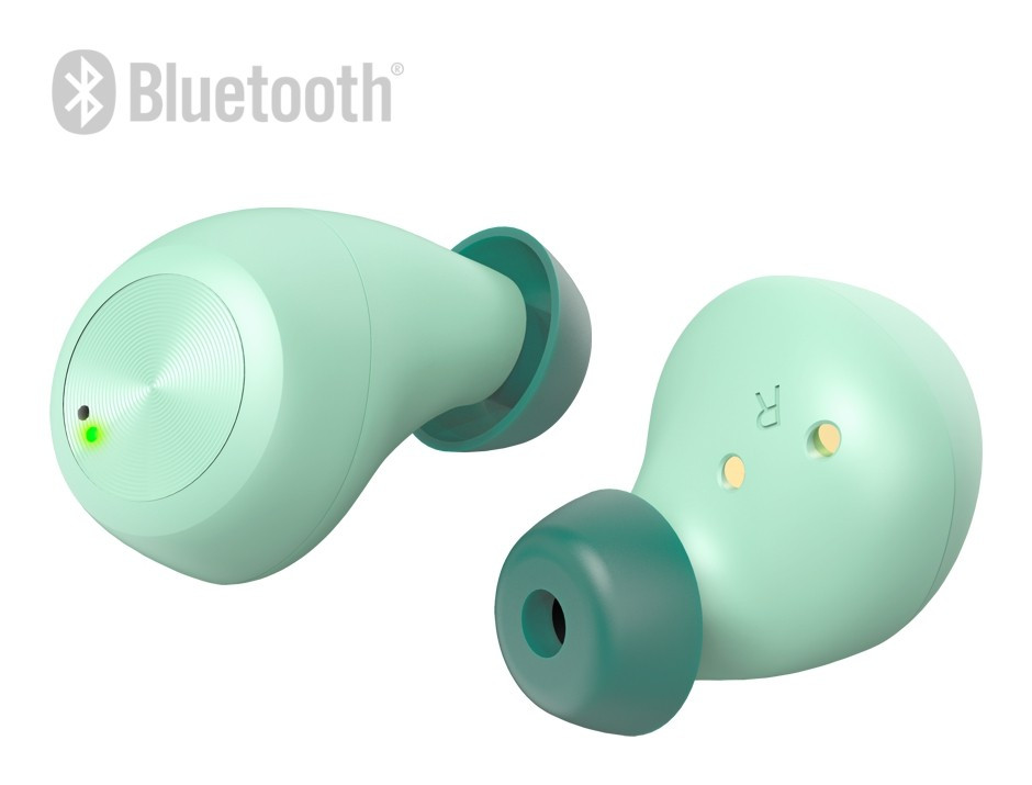 Słuchawki dokanałowe BT TW Spirit Chop miętowe