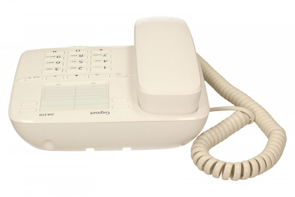 Gigaset Telefon DA310 WHITE przewodowy
