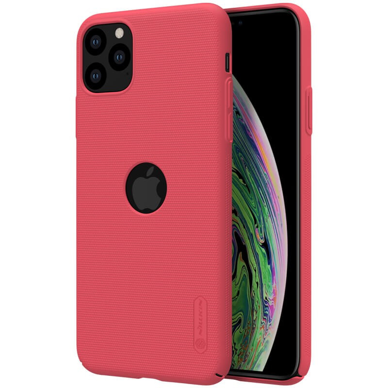 Etui Super Frosted Shield Apple iPhone 11 Pro Max (Z wycieciem na logo) Jasny Czerwone