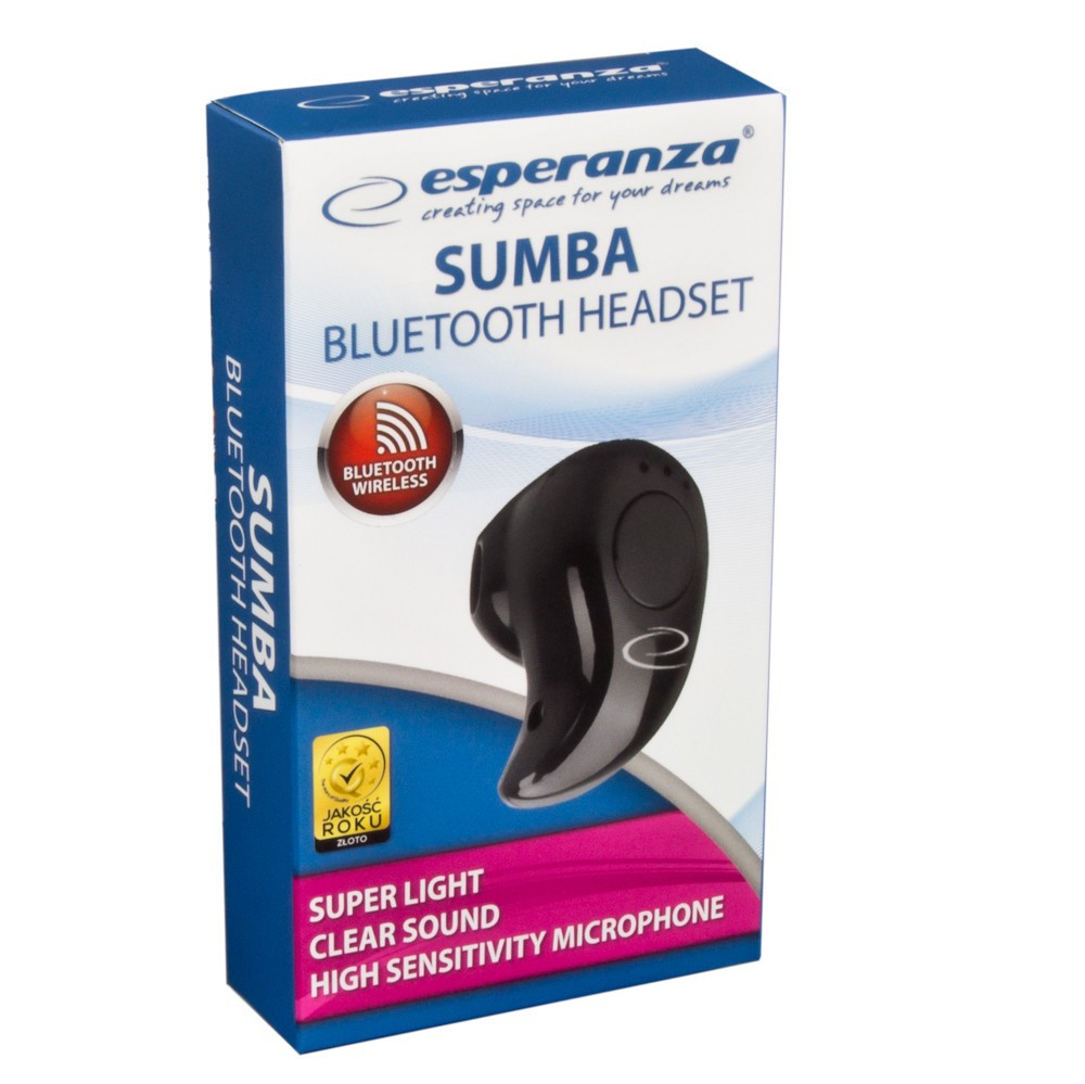 Słuchawka douszna bluetooth Sumba czarna