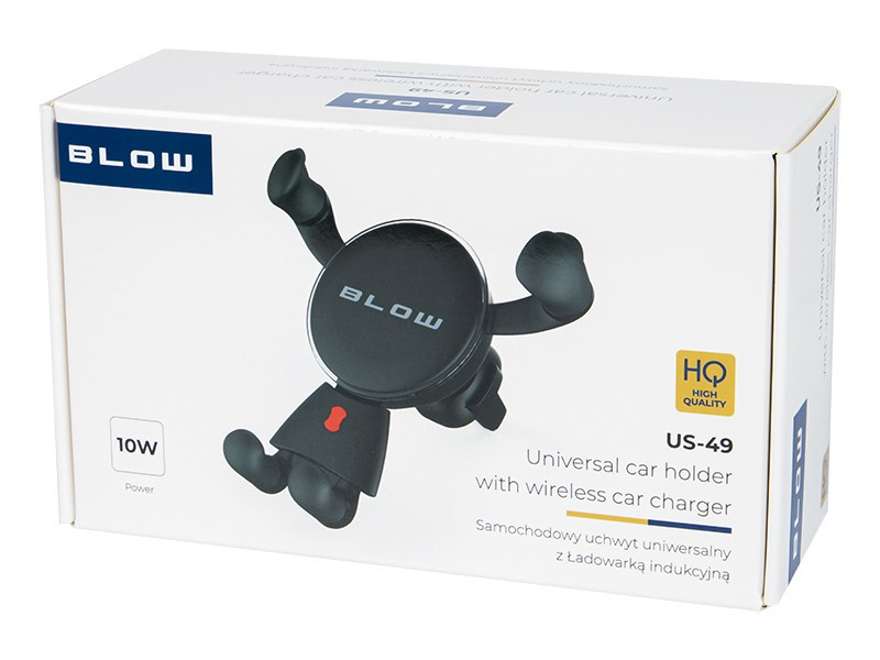 Ładowarka samochodowa indukcyjna + uchwyt US-49 