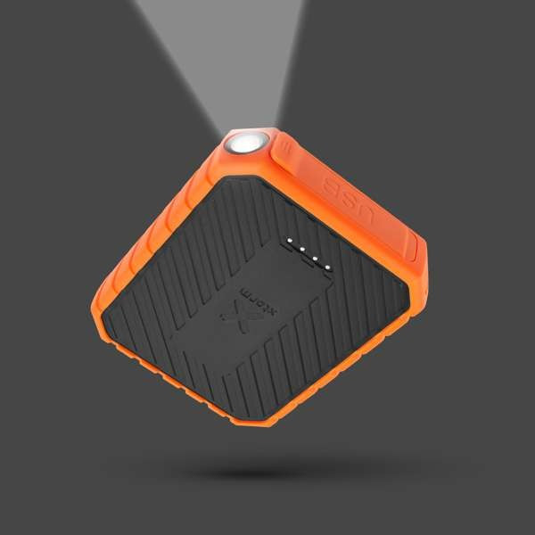 Powerbank Rugged 10000mAh pomarańczowy 