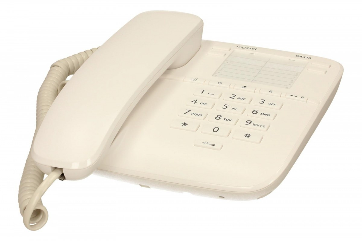 Gigaset Telefon DA310 WHITE przewodowy