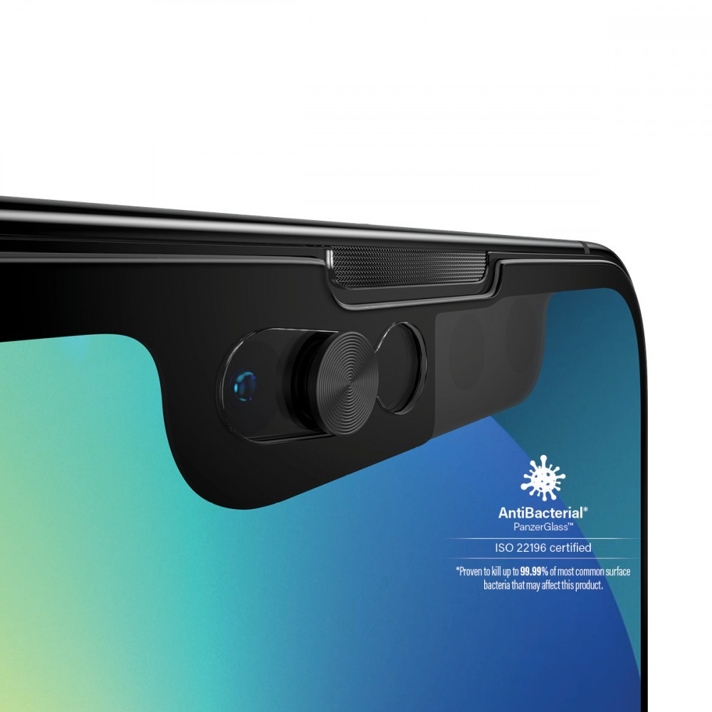 Szkło hartowane E2E Cam Slider iPhone 13/13 Pro 6,1cala Microfracture   Case Friendly Anti Bacterial Czarne