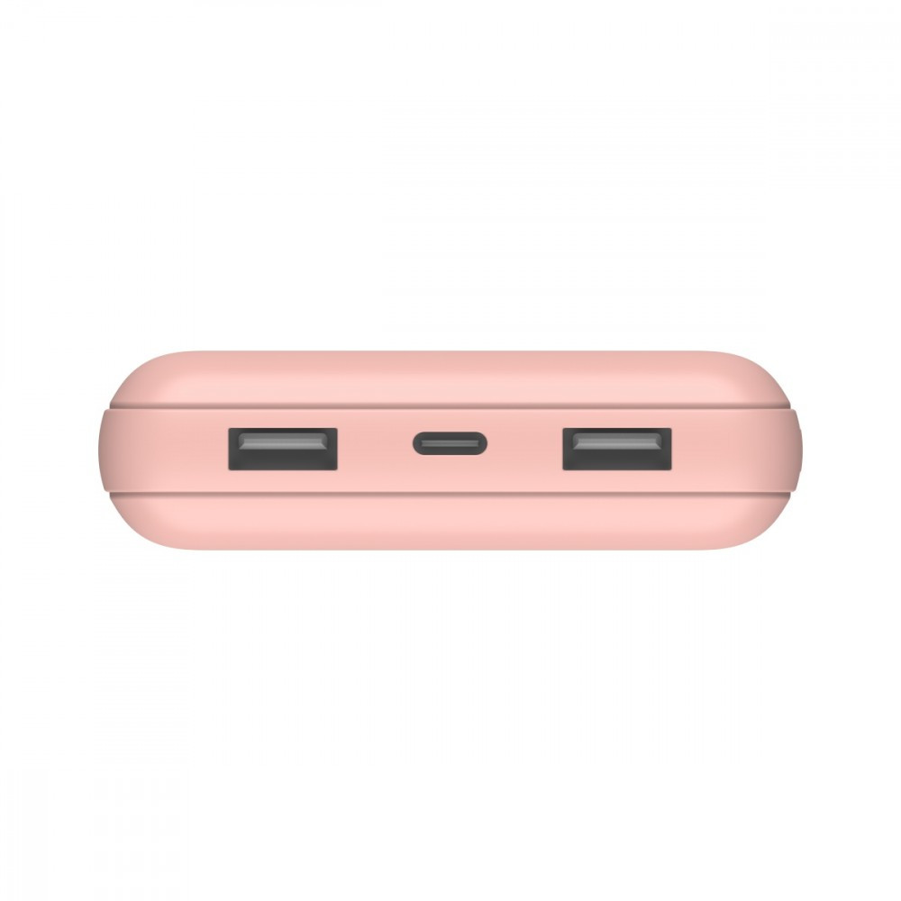 PowerBank 20 000mAh 15W USB-A/USB-C różowe złoto 