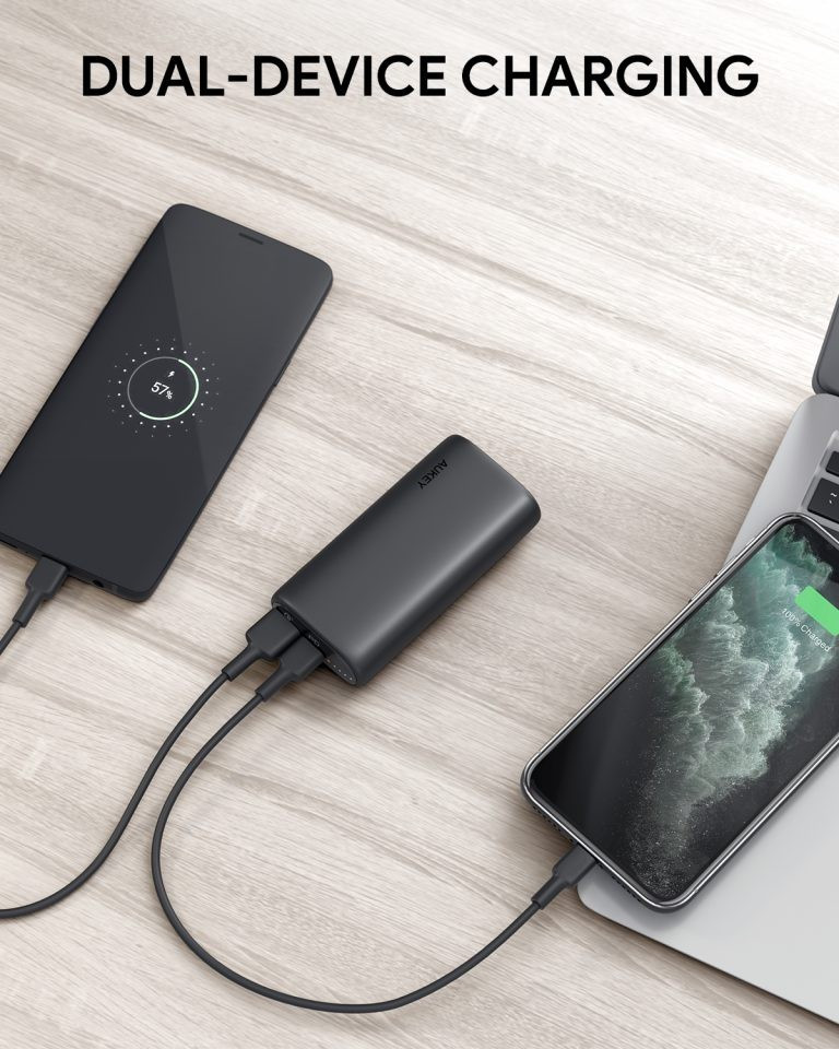 PB-Y36 Sprint Go Mini ultraszybki Power Bank | 10000 mAh | 1xUSB-A i 1xUSB-C | Quick Charge 3.0 | Power Delivery | 18W | LED | kabel USB-C
