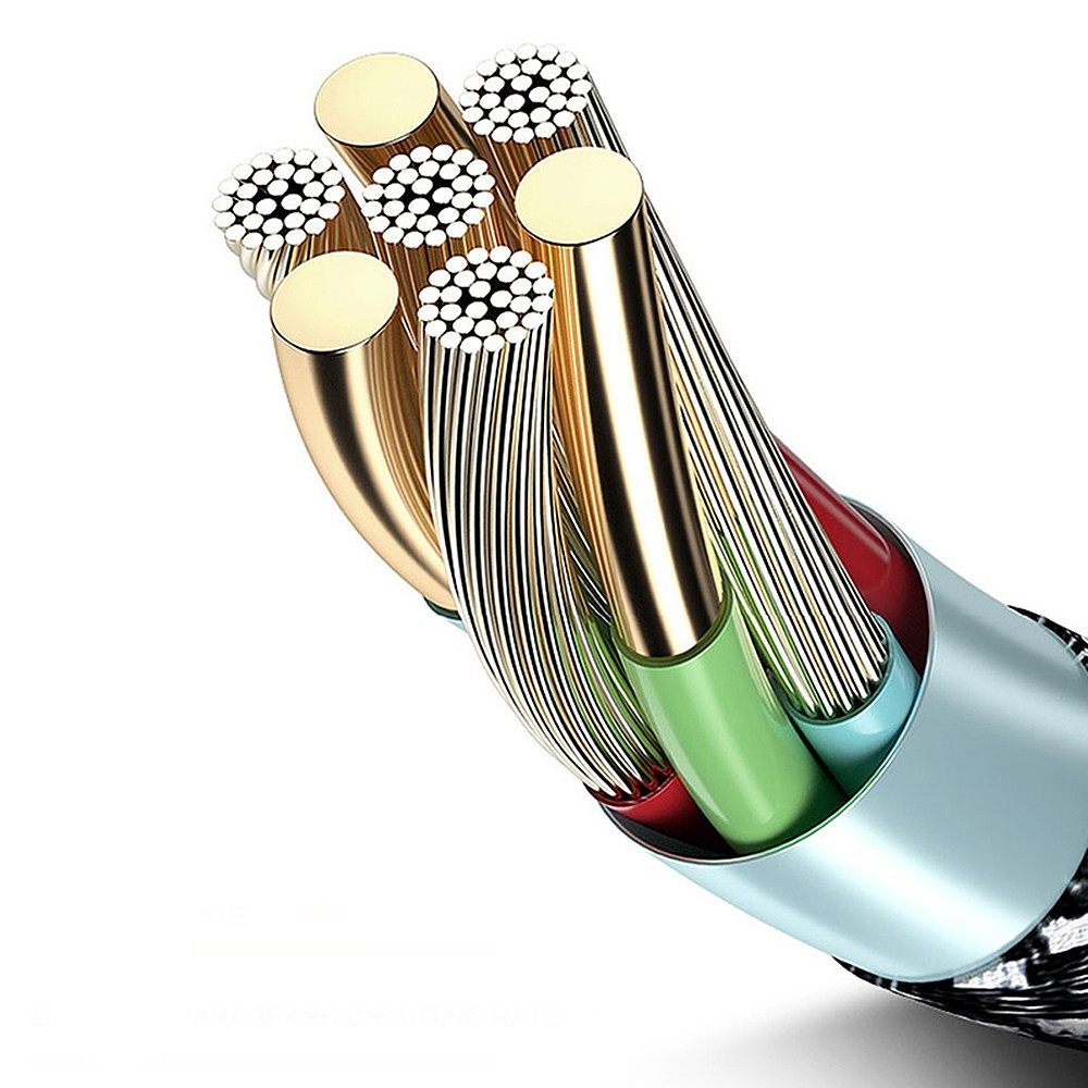 Kabel lightning fast charge 2.4A MCE481 Czarny