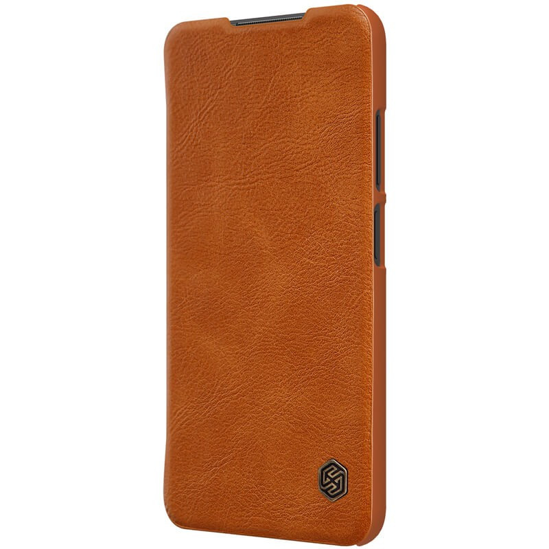 Etui Qin Leather Xiaomi Redmi Note 10 5G/Poco M3 Pro Brązowe