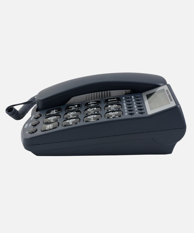 Telefon stacjonarny Mescomp MT 512 Maria Grafit 