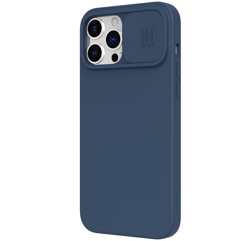 Etui CamShield Silky iPhone 13 Pro Max Niebieske