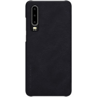 Etui Qin Leather Huawei P30 Czarne